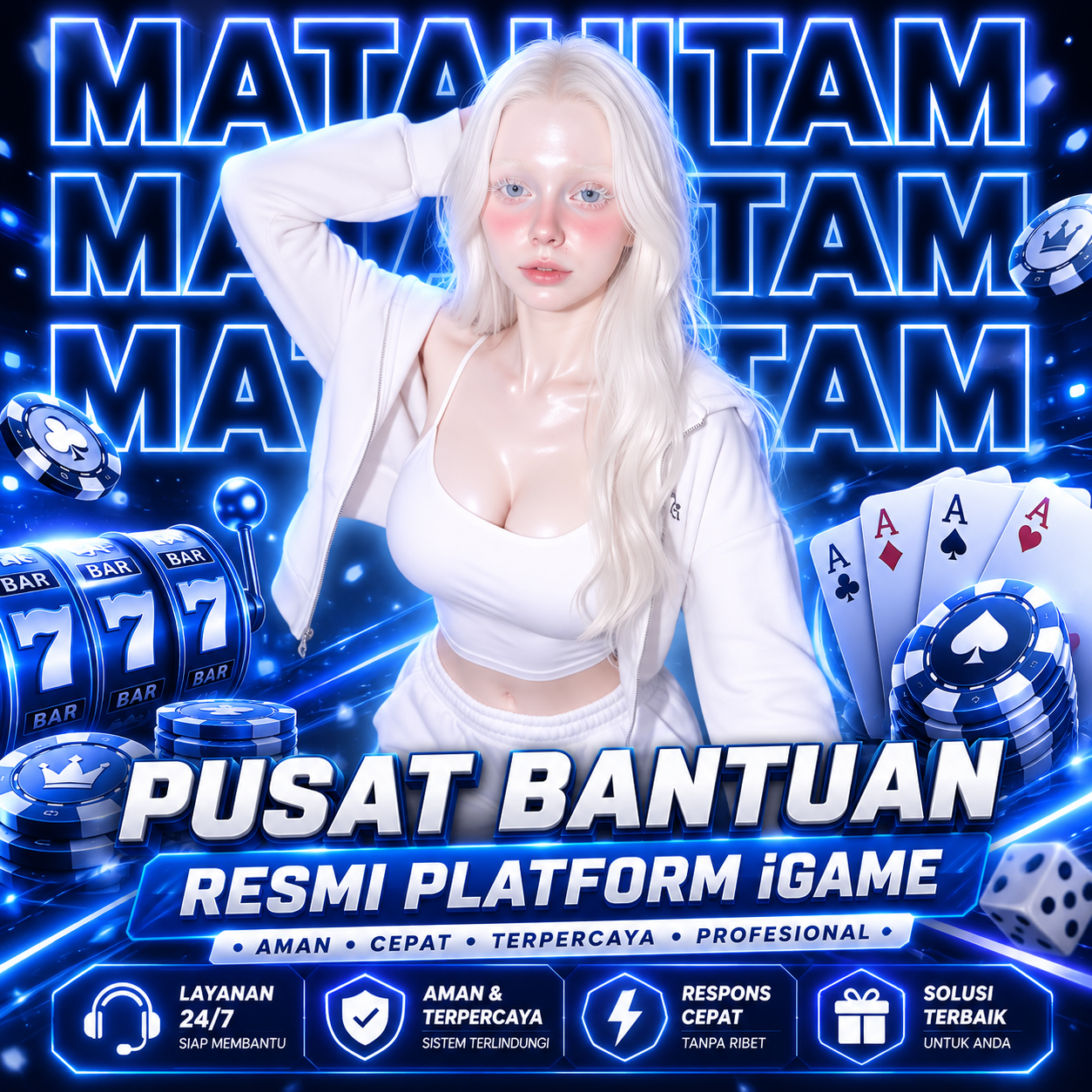 Tampilan pengalaman digital MATAHITAM
